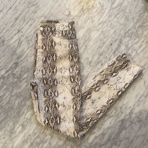 Snake Skin Jeans